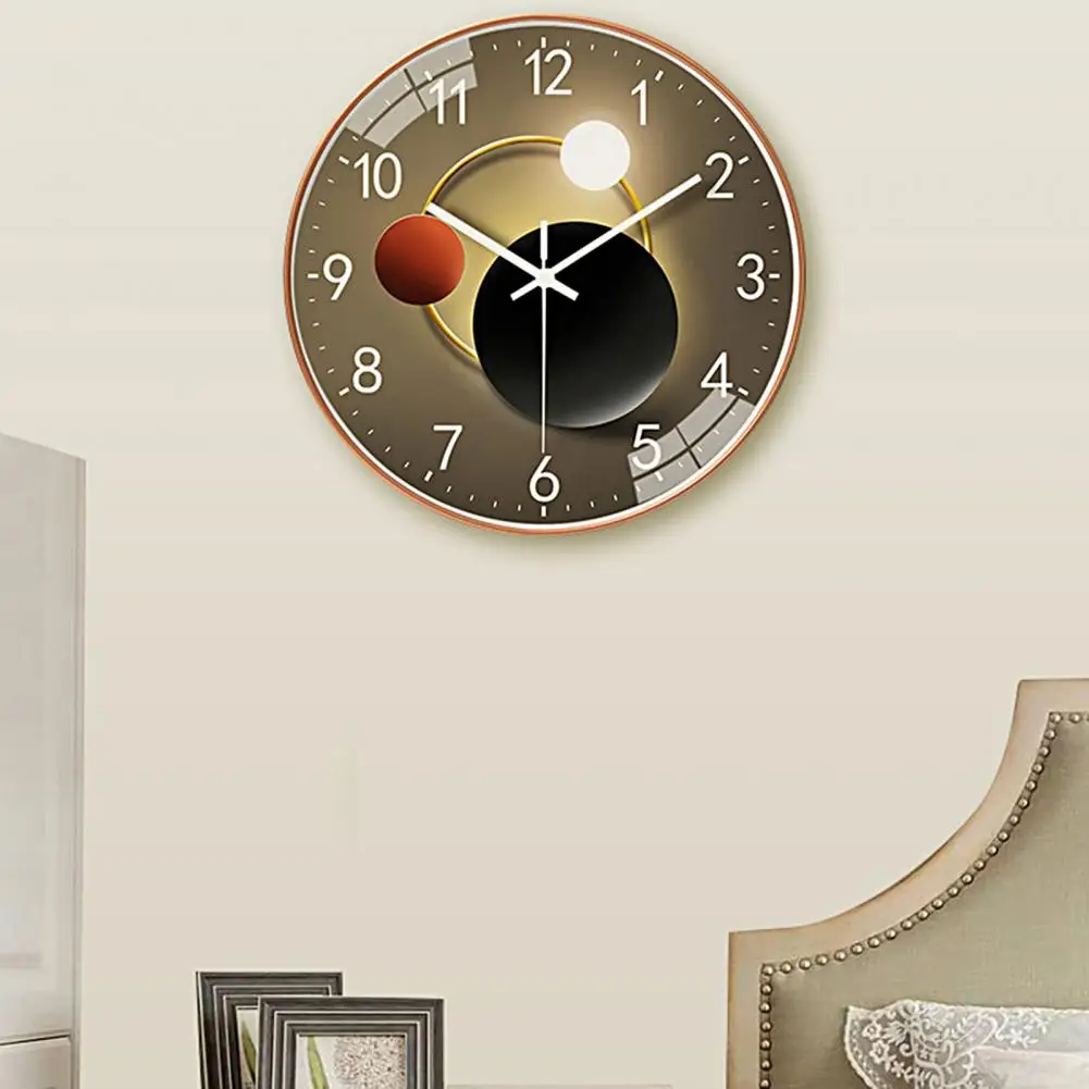 

Indoor Clock Stylish Precise Quiet Bright Color Quartz Clock Home Decor Hanging Clock Room Clock