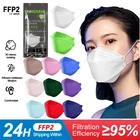 10 шт., маски FFP2 для лица, с фильтром