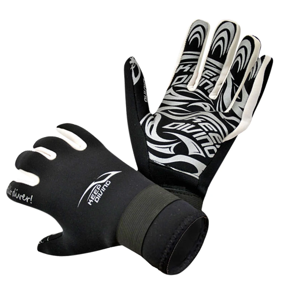

1 Pair Swimming Scuba Diving Gloves Anti Slip Keep Warm Gloves for Adults Snorkeling Surfing Skiing Water Sports Supplies