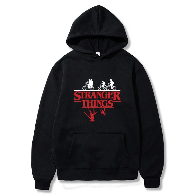 

Anime Stranger Things Hoodies Harajuku Print Long Sleeve Hooded Sweatshirts Autumn Casual Oversized Hoody Clothes For Men Women