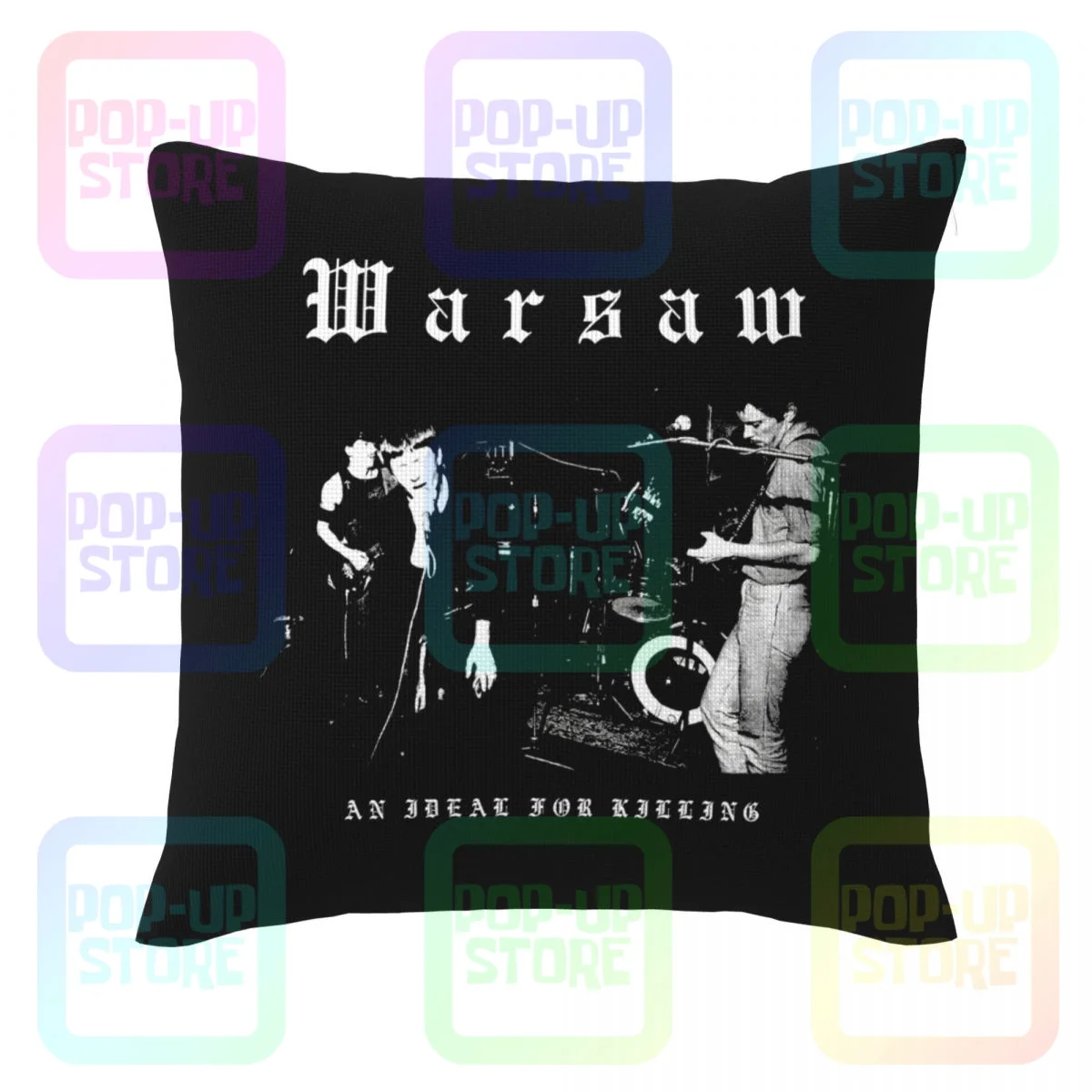 Льняная наволочка «идеально для уничтожения столбов», Варшава в стиле панк, раннее разделение радости, утолщенная наволочка