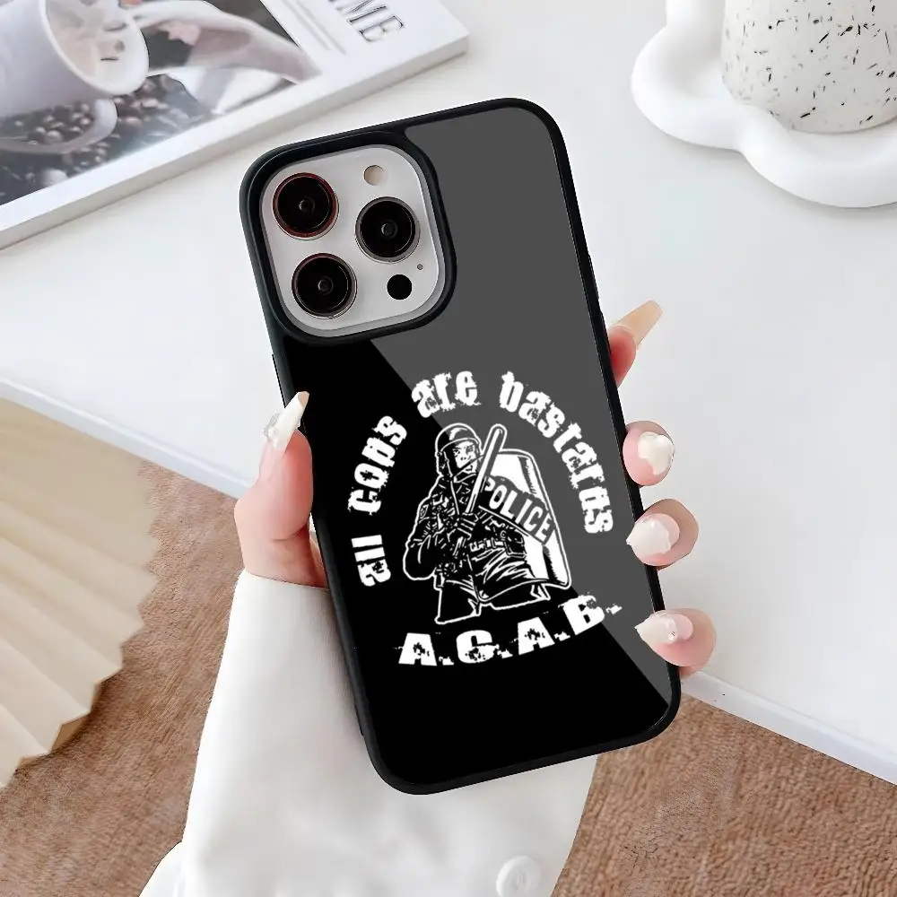 Фото Чехол для телефона All Cops Are Bastards Acab Ultras для Iphone 17 Air 16 15 14 13 12 11 Pro Max Mini Plus Se Xr Xs PC+TPU Cover №2