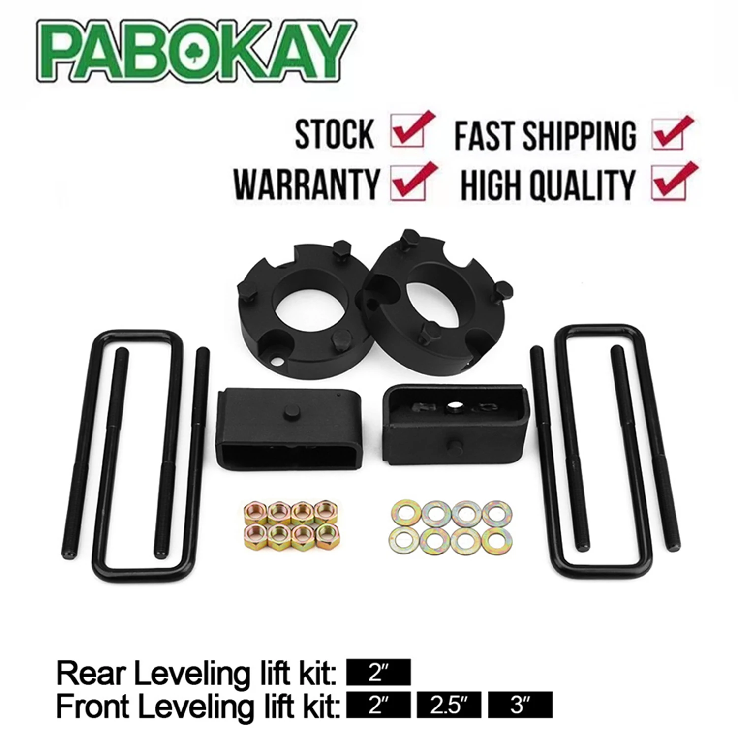 

AP01 2" 2.5" 3" Front and 2" Rear Leveling lift kit for 2007-2021 Toyota Tundra