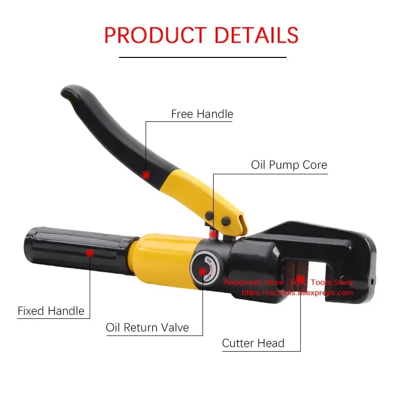 SC-12/HY-12 Встроенный гидравлический резак арматуры выход 6T диапазон резки 4-12 мм