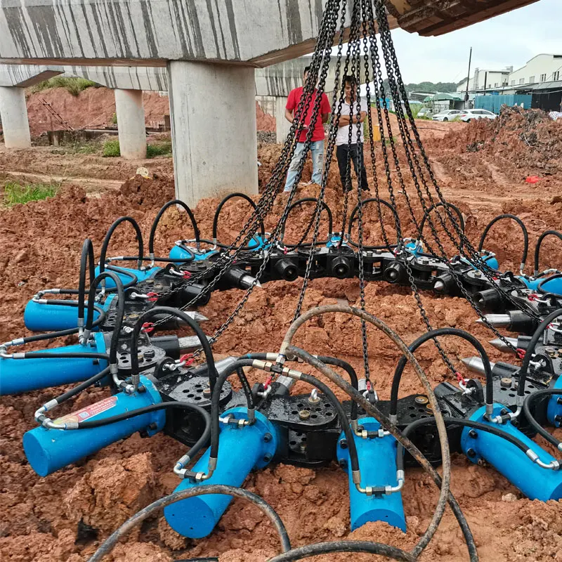 Регулируемый резак для бетонной пали гидравлический сварокол