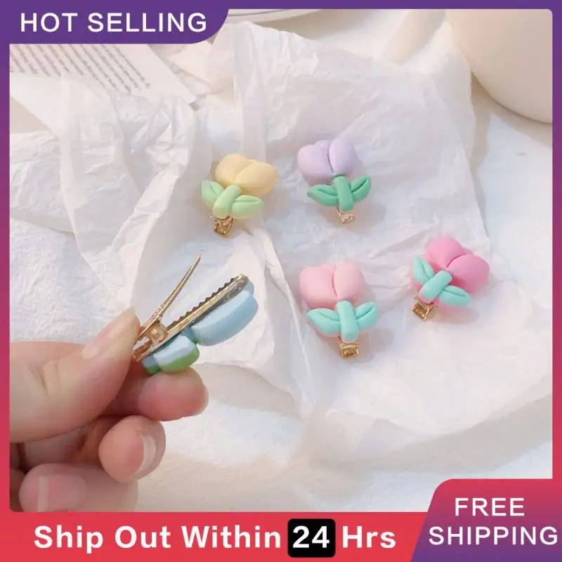Ed Hairpin Bright Candy Color Purple Hair Accessories Duckbill Clip