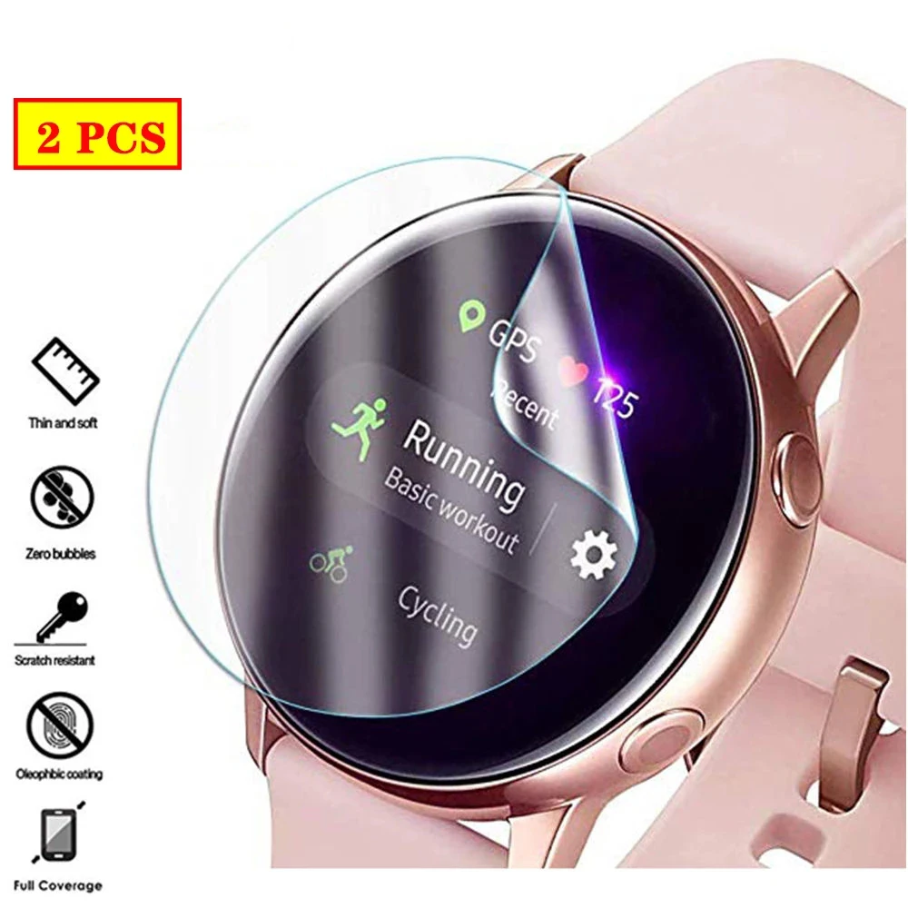 5 шт. мягкая Гидрогелевая Защитная пленка для Samsung Galaxy Watch 3 4 Gear S2 S3 Frontier Active 2