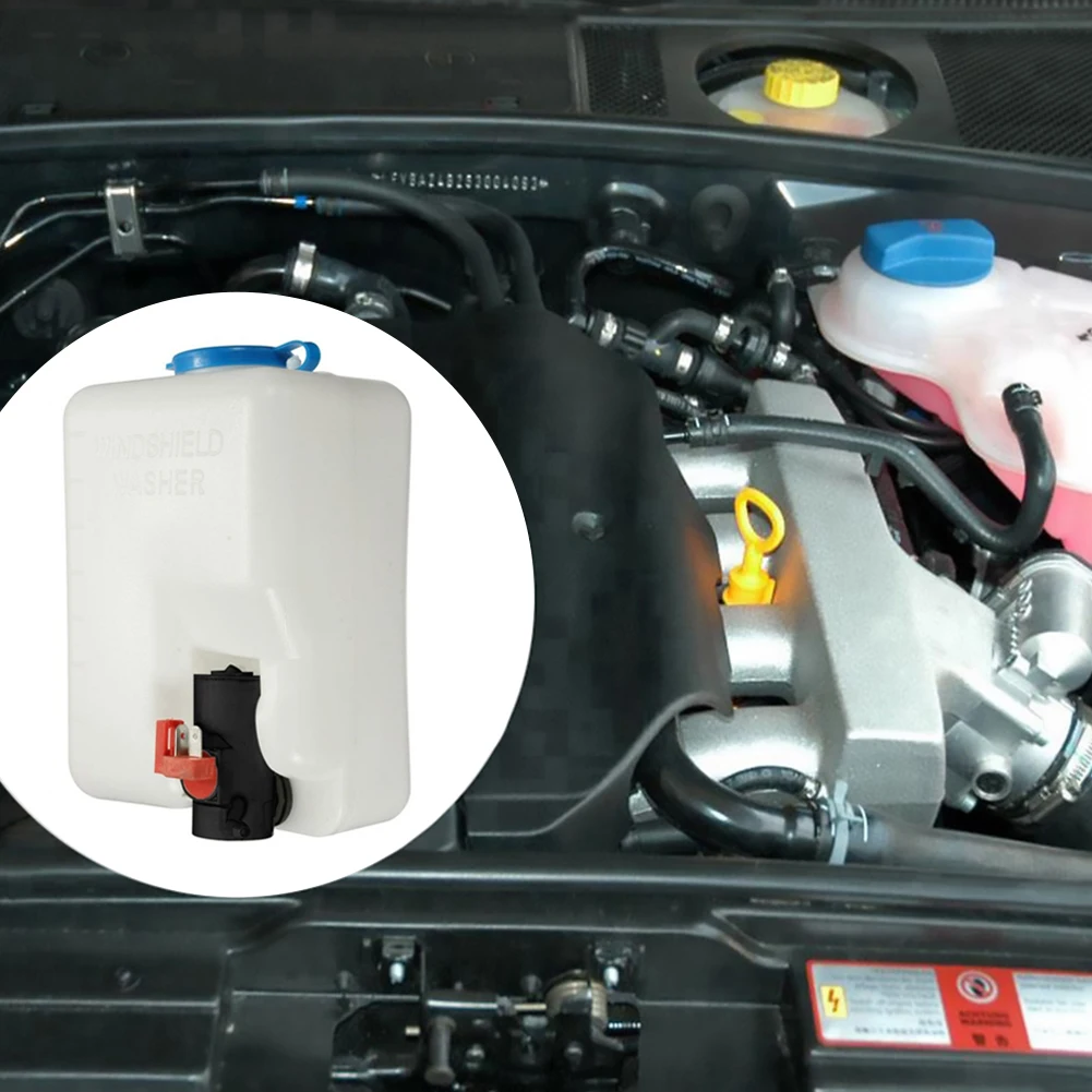 12V 1.5L Car Windshield Washer Bottle Washer Pump Fluid Reservoir Wiper System Universal Washer Tank Sprayer Kit Car Accessories