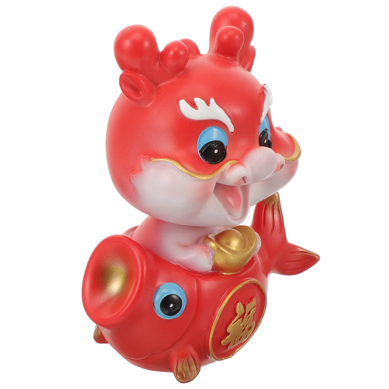 

Resin Craft Dragon Figurine Resin Craft Dragon Figurine Shake Your Head Adorable Decor Home Car Decoration Office