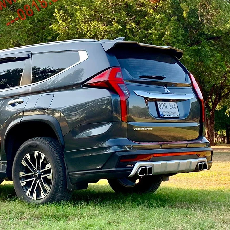 Спойлер глянцевый черный или белый из АБС-пластика на крышу автомобиля для Mitsubishi