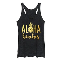 aloha beaches shirt bachelorette party shirts aloha bride tank bridesmaid gift hawaii beach tank pineapple shirt aloha tops xl