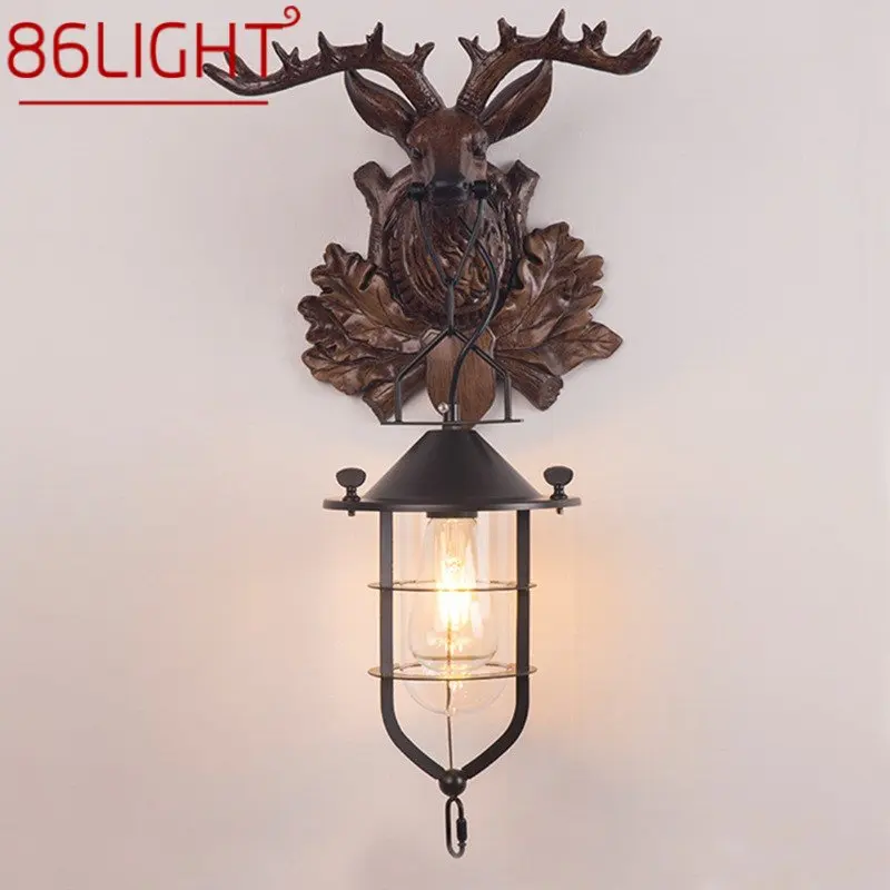 

86LIGHT Modern Antlers Wall Light Creative Design LED Indoor Sconce Lamp For Home Decor Living Bedroom Bedside Porch