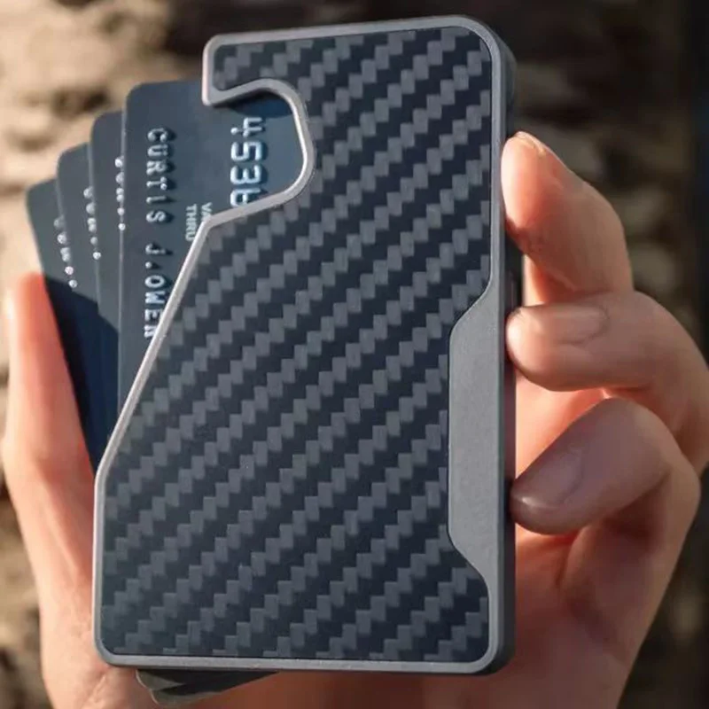 

Magnetic card wallet for Apple Magsafe RFID anti-theft brush stop technology men's ultra-thin minimalist wallet