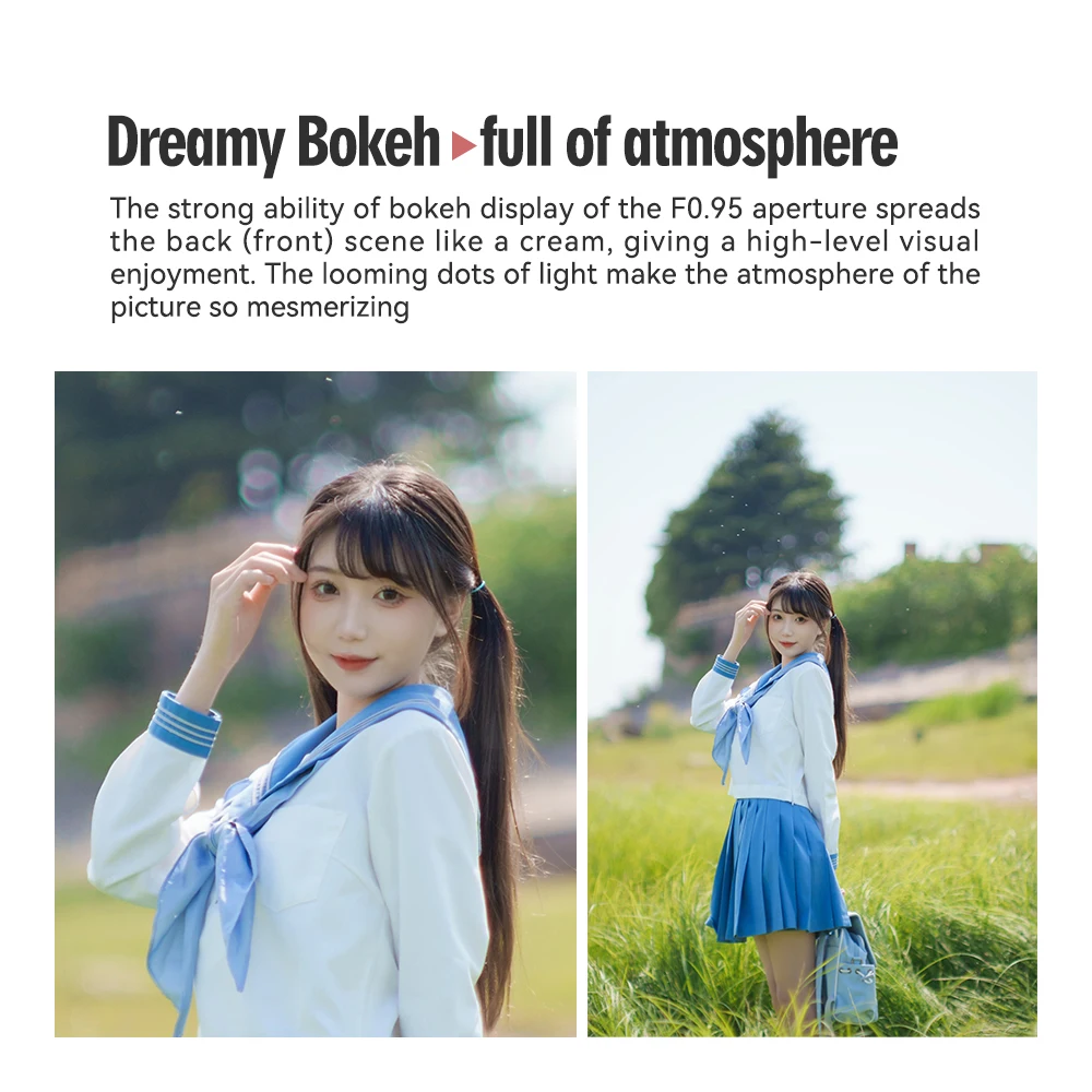 Объектив TTArtisan 50 мм F0.95 с большой диафрагмой для Sony E Mount Fujifilm X Canon M Leica L Nikon Z Panasonic