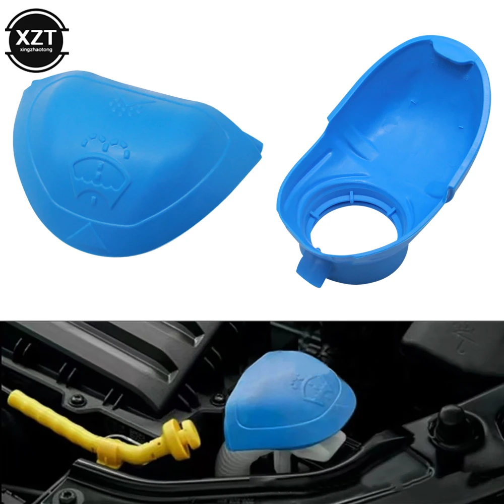 

Car Wiper Washer Fluid Reservoir Tank Bottle Cover Cap Lid Plastic Blue For Audi For VW SKODA 6V0955485 000096706