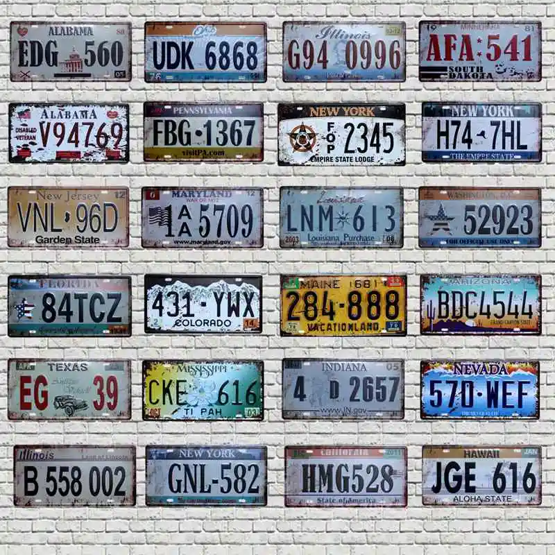 Металлическая пластина жестяной знак потертая шикарная Стена Бар Паб гараж кофе