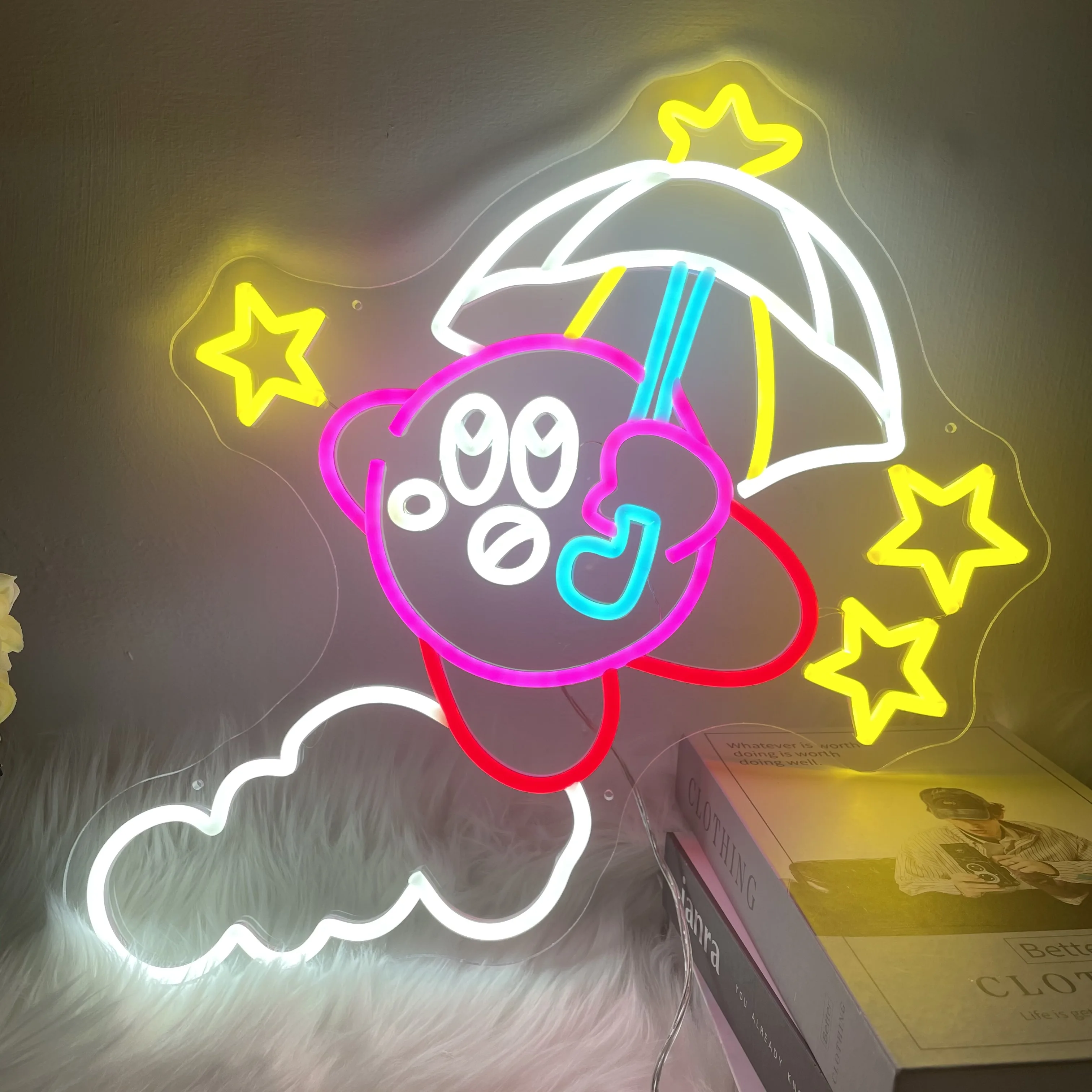 

Animes Neon Sign Birthday Gifts Home Room Decor Party Wall Art Decor LED Lights Handmade Kids Room LED Lights Personalized Gifts