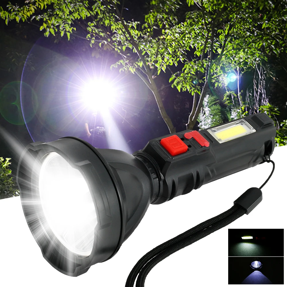 

Zoomable Torch Lamp Led Flashlights USB Rechargeable Camping Hiking Light Rechargeable Multi-Functional Powerful Flashlight