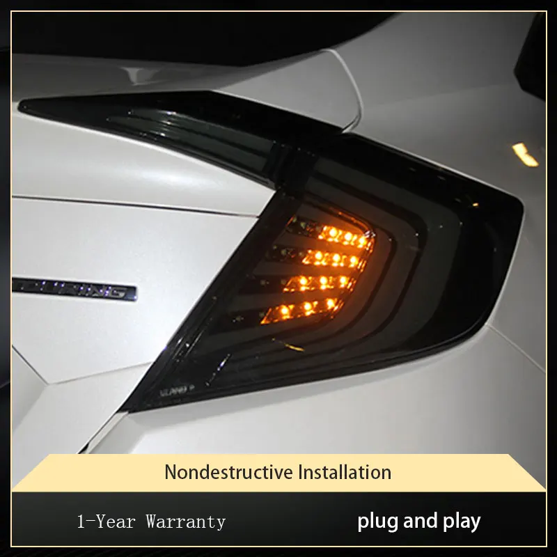 Автомобильные фары для Honda Civic G10 2016-2020 задний свет в сборе Модернизированный