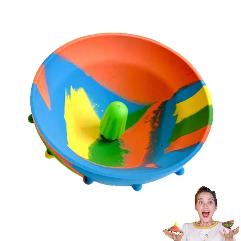 

Попрыгающая чаша, игрушки, креативная камуфляжная попрыгающая чаша, резиновый вращающийся прыгающий шар, сенсорные игрушки для снятия стре...