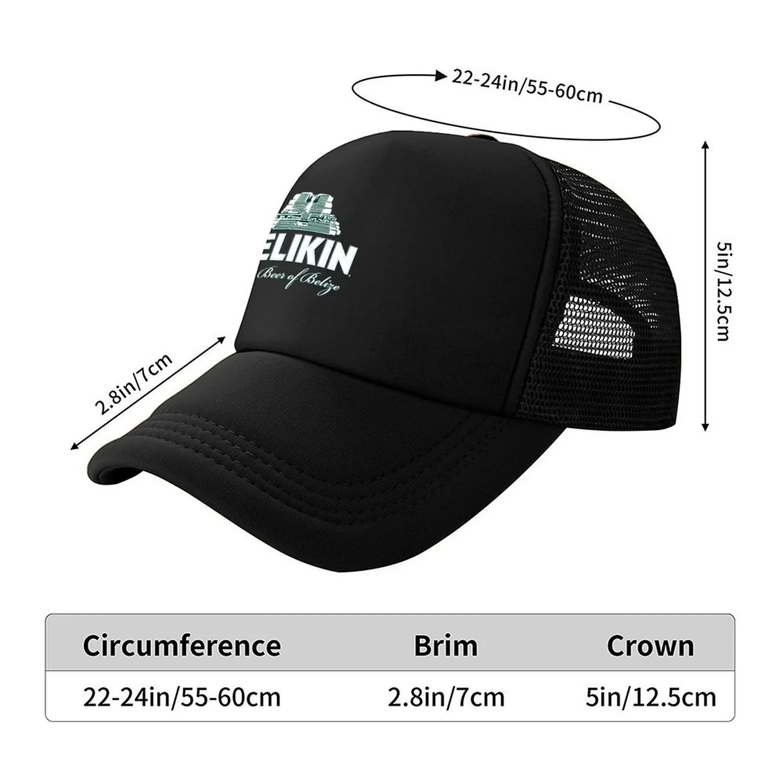Фото Belikin Beer Belize Vacation Lover Cool Fan Gift Дорожная бейсболка Кепка от солнца Новая шляпа с термокозырьком Мужская теннисная женская кепка №2