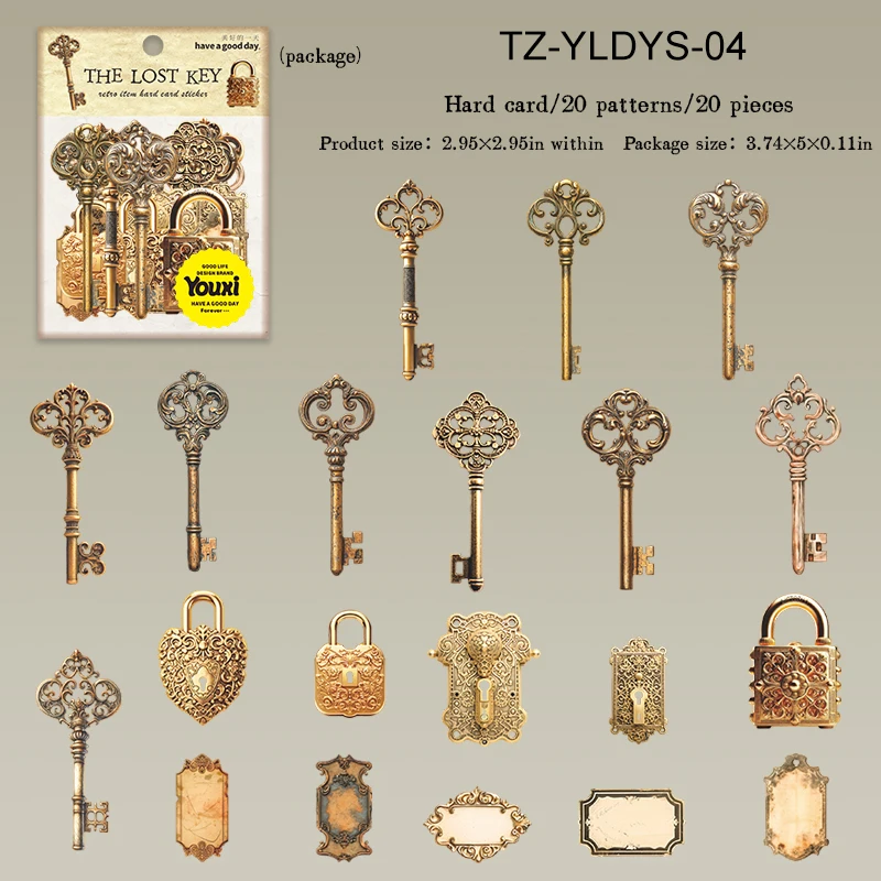 

Набор наклеек Jianwu The Lost Key Series