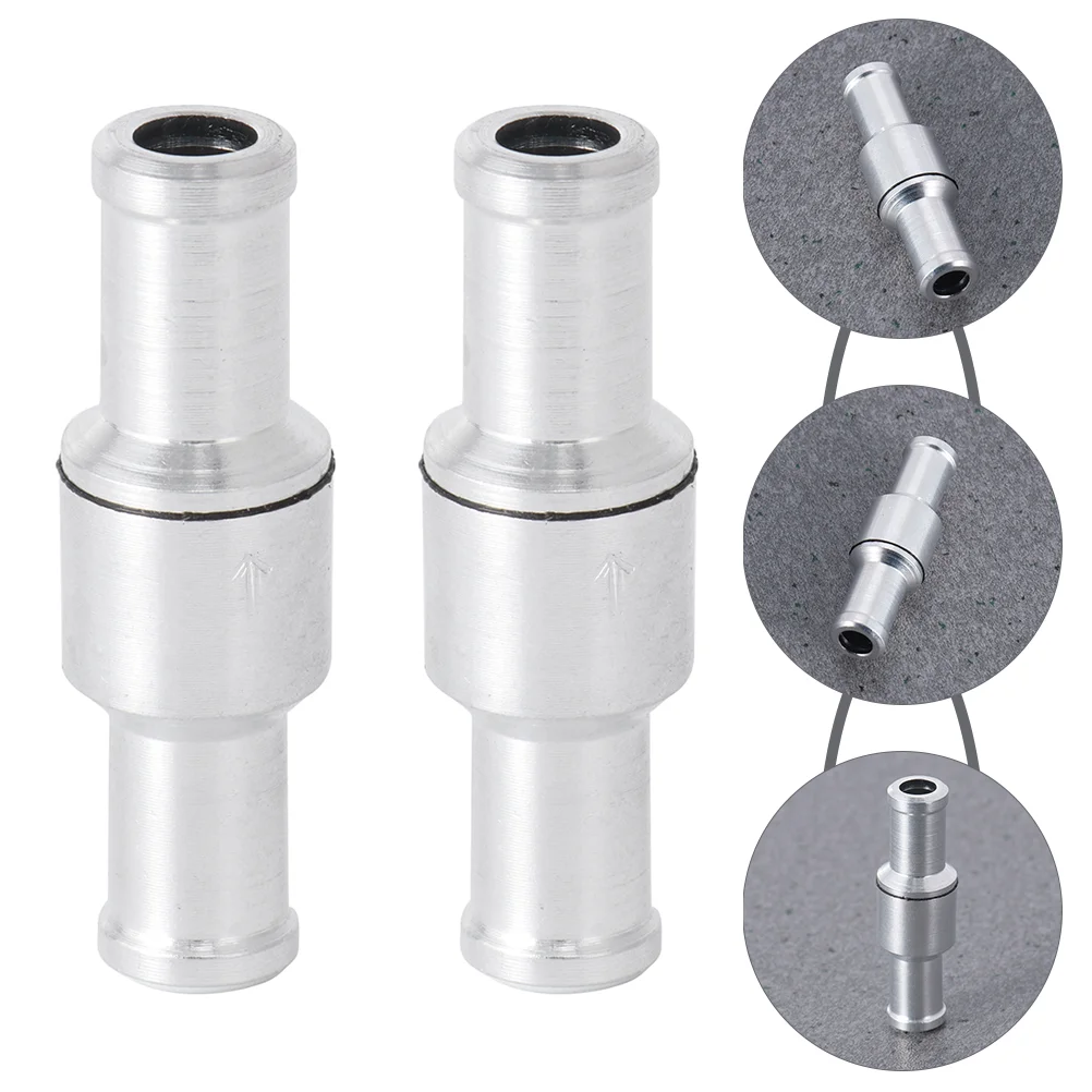 

2 Pcs One-way Car Check Valves Fuel Inline Non-return Valves Auto Check Valves
