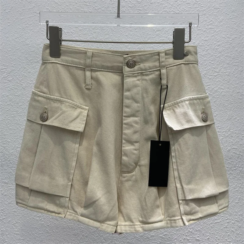 Женские шорты новинка лета 2025 г. облегающие женские джинсы с низкой талией.