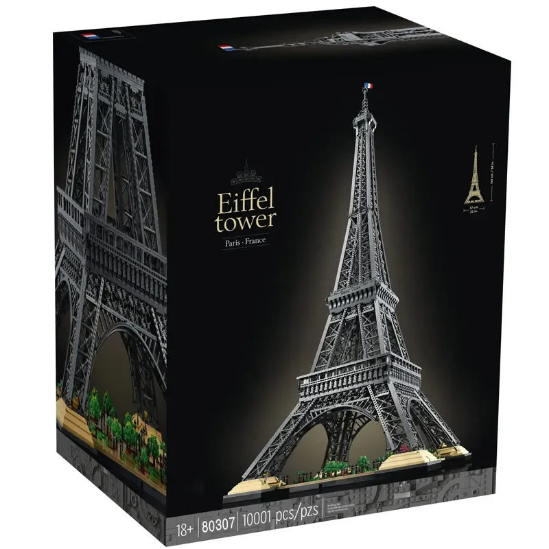 

10001 Pcs Large Eiffel Tower Building Blocks Bricks Kids Birthday Christmas Gifts Toy Compatible 10307 10181 17002 In Stock
