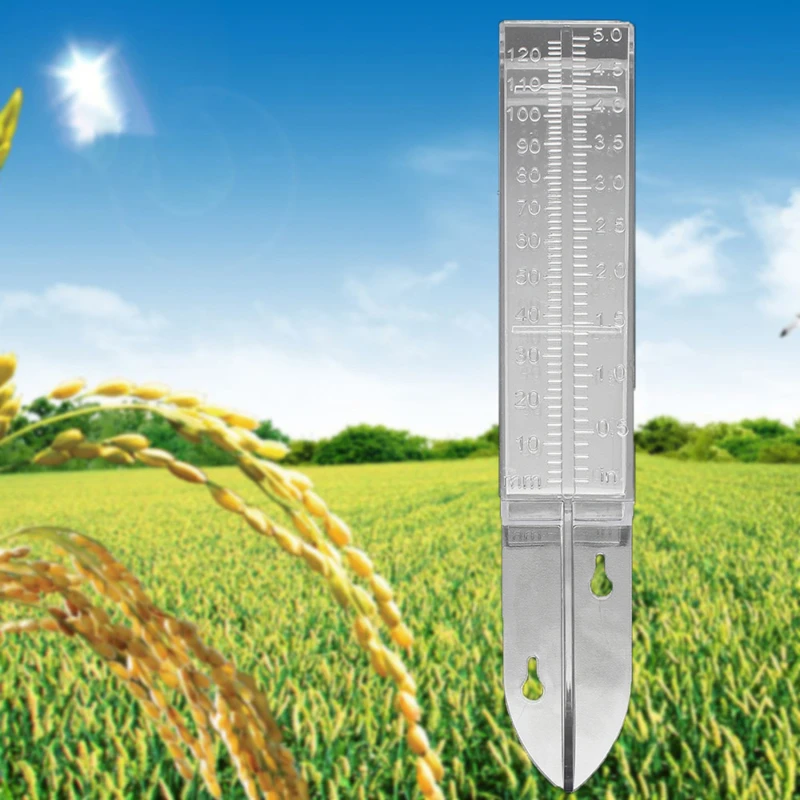 

120ml Plastic Dual Scale Rain Gauge Home Garden Yard Rainfall Soil Water Measuring Meter Tool Outdoor Meteorological Measur