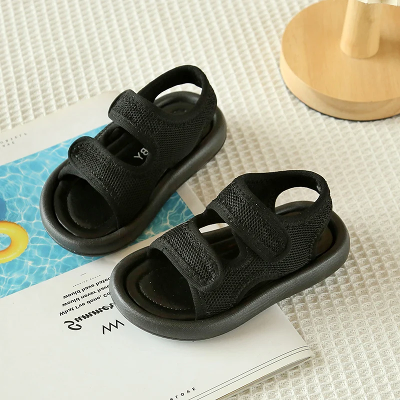 

Summer Children Leather Sport Sandals Toddler Girls Boy Beach Shoes Kids Infant Open Toe Outdoor Sports Shoes 3-6Y Sandalias