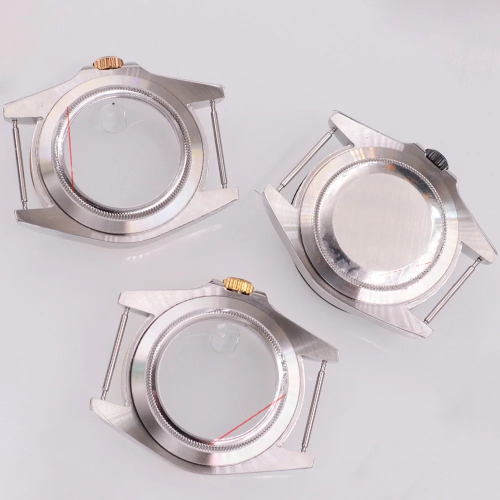 Корпус для часов из сапфирового стекла 40 мм подходит механизма Seiko NH34 NH35 NH36 PT5000