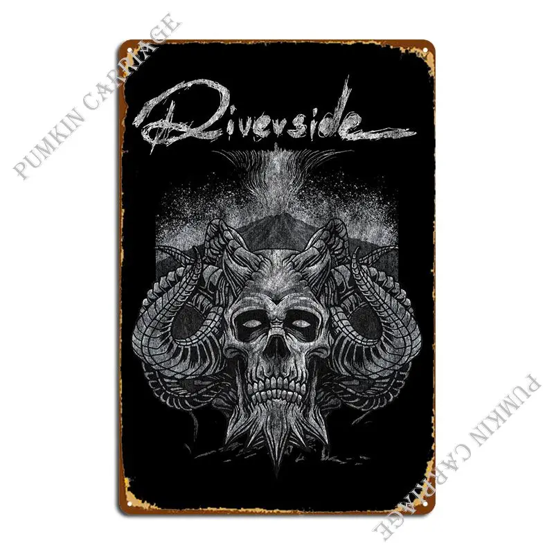 

Riverside Post Hardcore Metal Plaque Poster Garage Printing Wall Mural Classic Tin Sign Poster