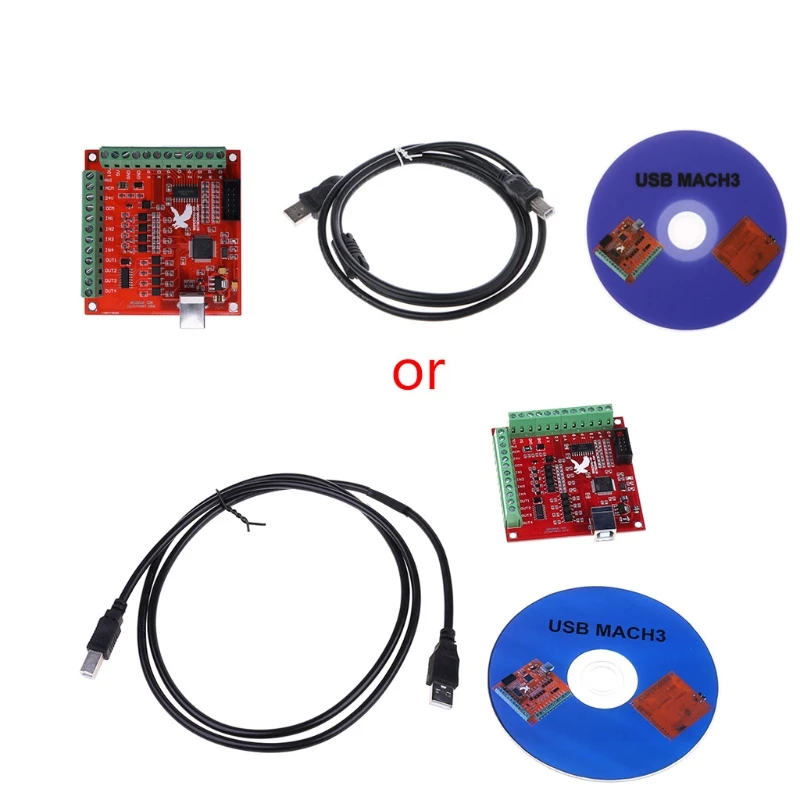 

CNC USB MACH3 100 кГц коммутационная плата 4-осевой интерфейс драйвер контроллер движения