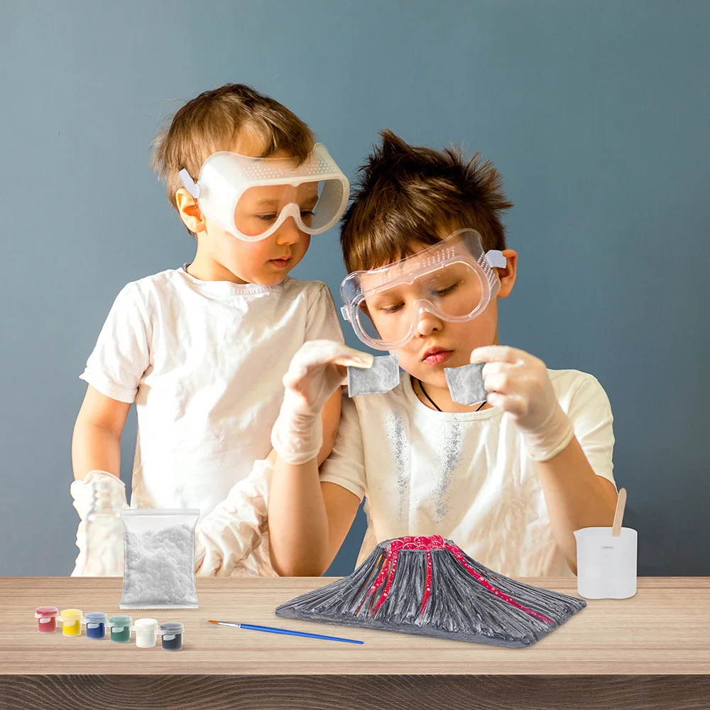 Детские научные игрушки набор для экспериментов сделай сам вулкан школьная