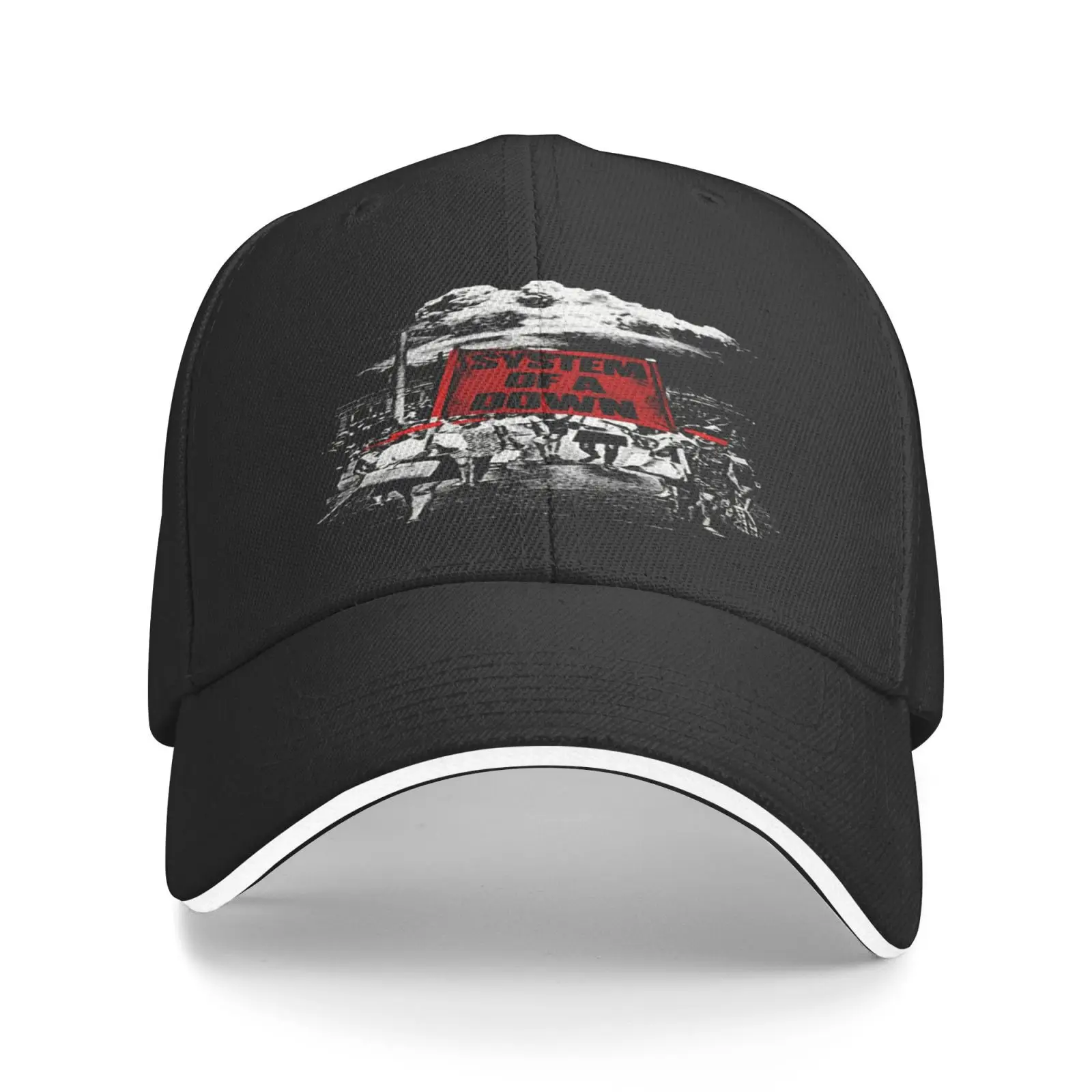 

Official System Of A Down Distressed Cap Cap For Men Woman Beret Winter Cap Man Streetwear Hat Trucker Hat Golf Cap Streetwear