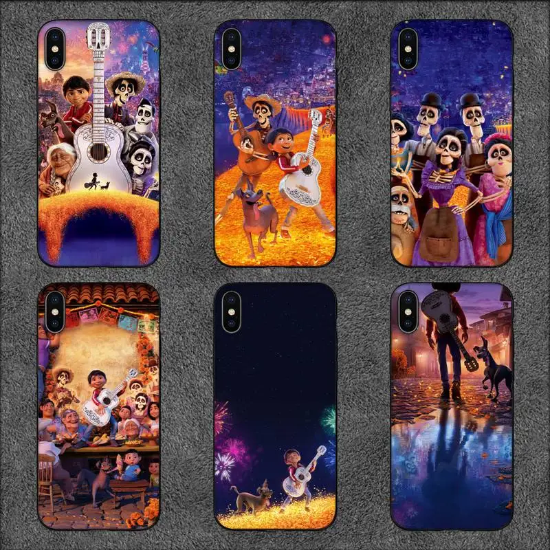 

Disney Cartoon movie Coco Phone Case For iPhone 11 12 Mini 13 14 Pro XS Max X 8 7 6s Plus 5 SE XR Shell