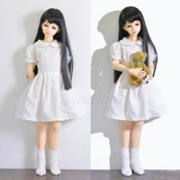 bjd clothes white cotton material casual dress socks for 13 14 16 bjd sd dd msd mdd yosd clothes doll accessories