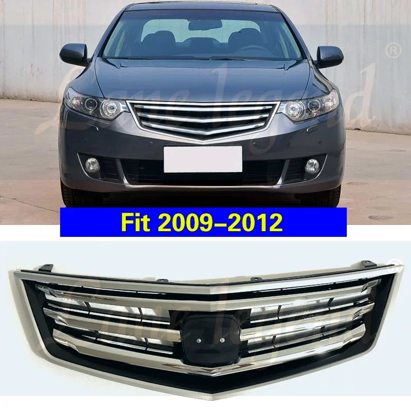 

Передняя гоночная решетка автомобиля для Honda Accord MK8 Spirior 2009-2014, идеально подходит для передних автомобильных решеток, замена гонок, Стайлинг автомобиля