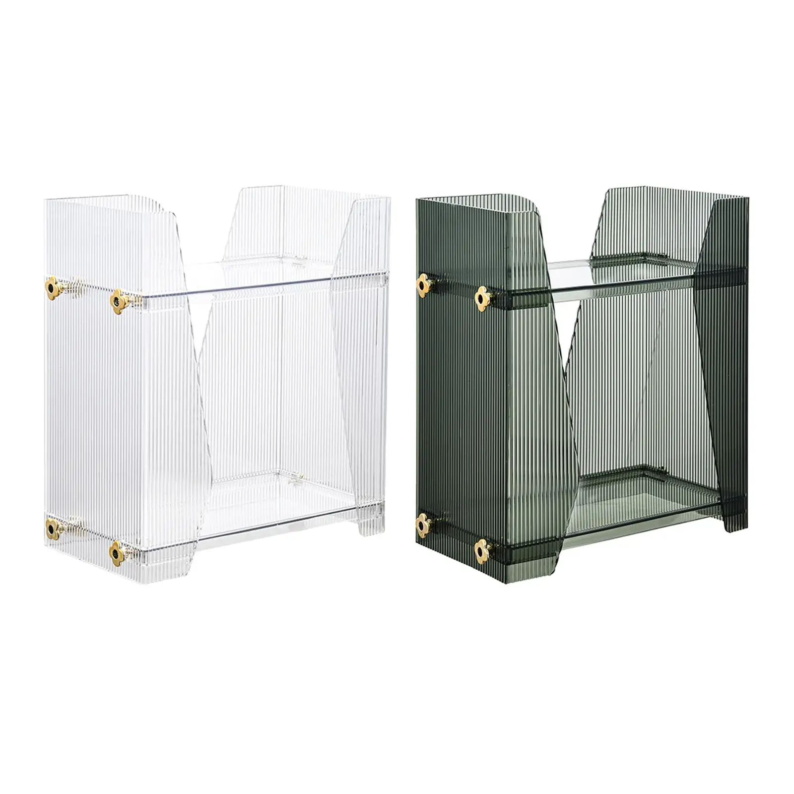 Стеллаж для хранения органайзера ванной комнаты двухъярусная полка-органайзер