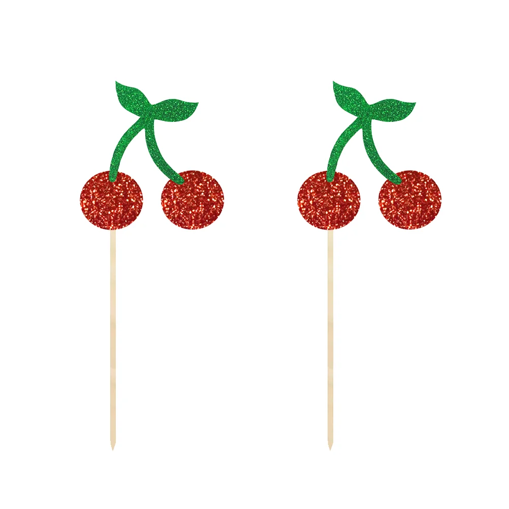 

Birthday Cupcake Topper Cake Pickfruit Picks Toothpick Appetizer Party Supplies