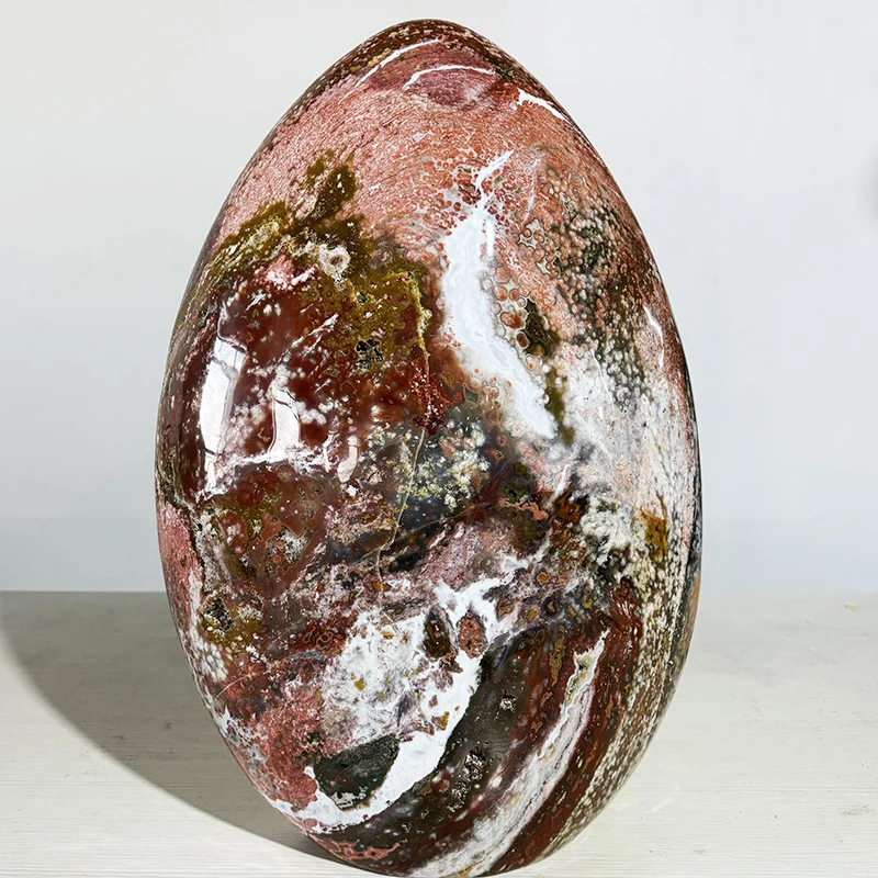 Кристаллы свободной формы Ocean Jasper натурального цвета розовый декор комнаты