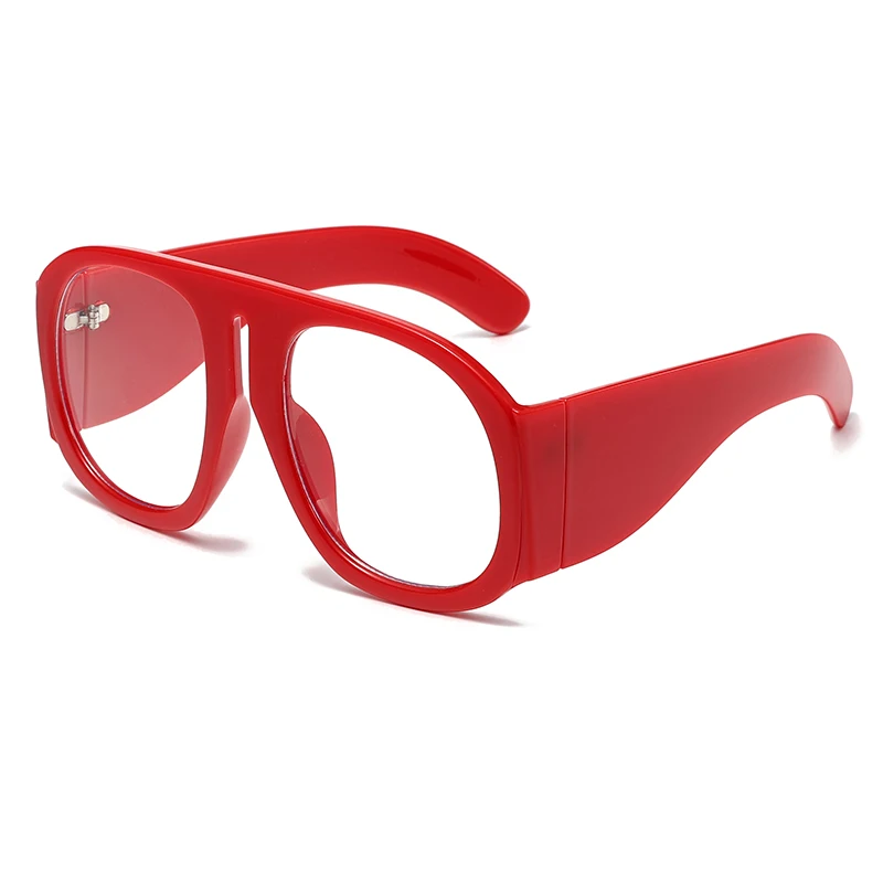 Модные женские овальные очки в стиле ретро оправа для очков трендовые с плоским