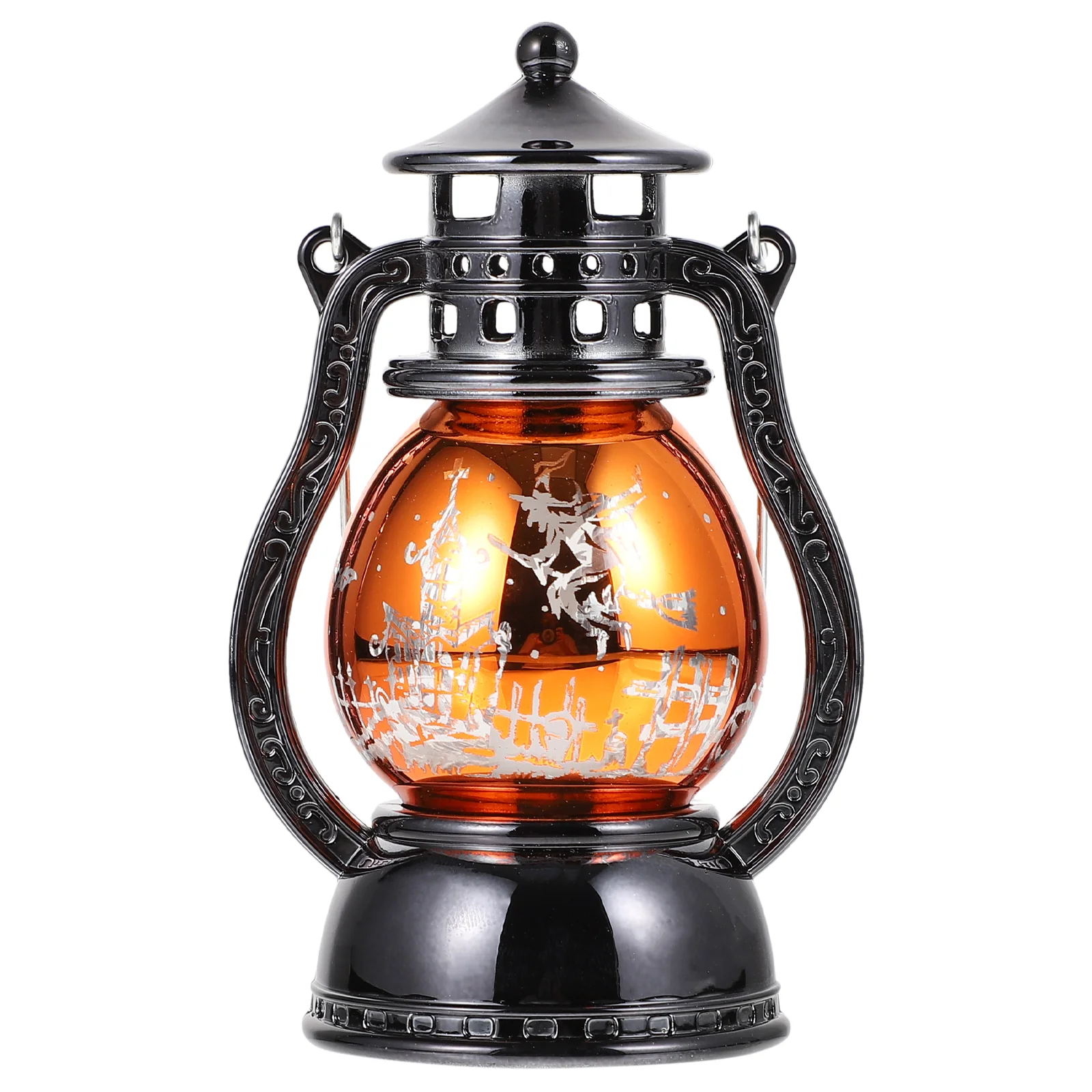 

Halloween Oil Lamp Lights Lamps Lantern Ornament Light Lanterns Decorative Vintage Led Operated Party Retro Outdoor Witch