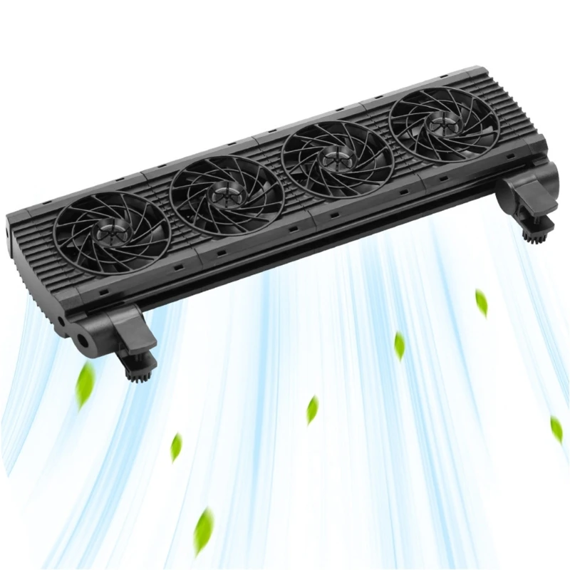 

H55E Aquarium Chiller Cooling Fan Quiet Fan Temperature Control Fish Tanks Coolers