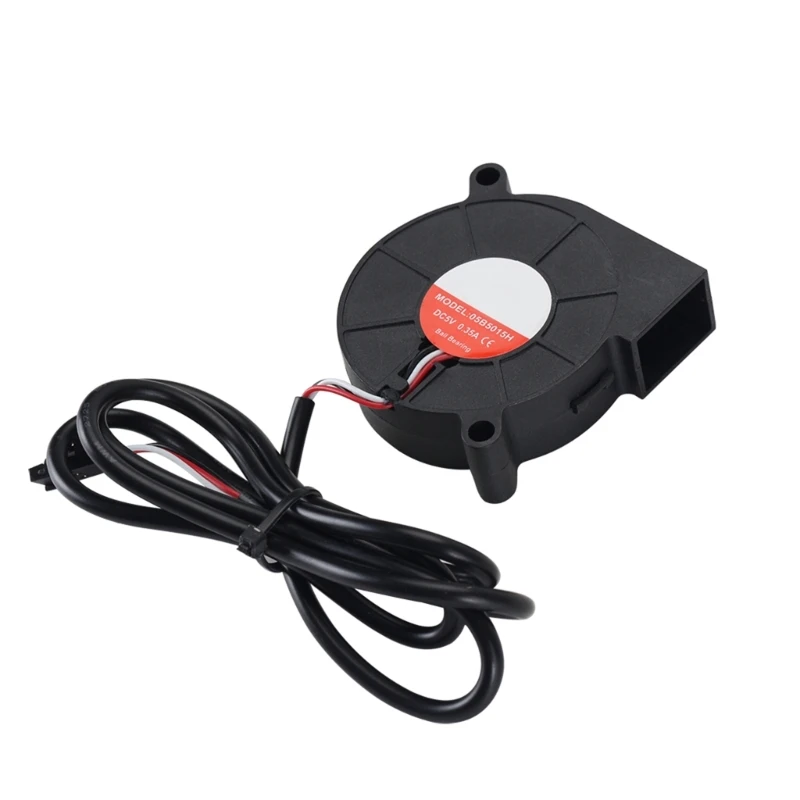 

MK3S+ 3D Printer Cooling Fan 5015 DC5V Blower Air Fan 50x50x15mm Bearing Cooling Cooler Turbo Small Fan For 3D Printer