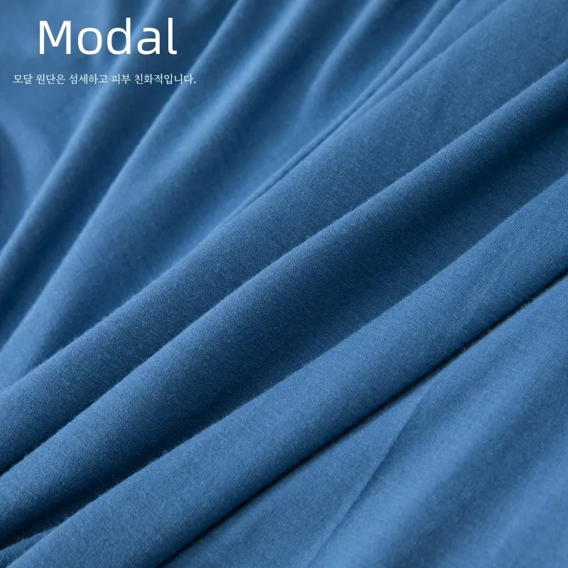 Модальные мужские повседневные брюки летние тонкие свободные пижамные штаны