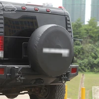 for hummer ev car styling leather black car rear spare tire protective cover car accessories