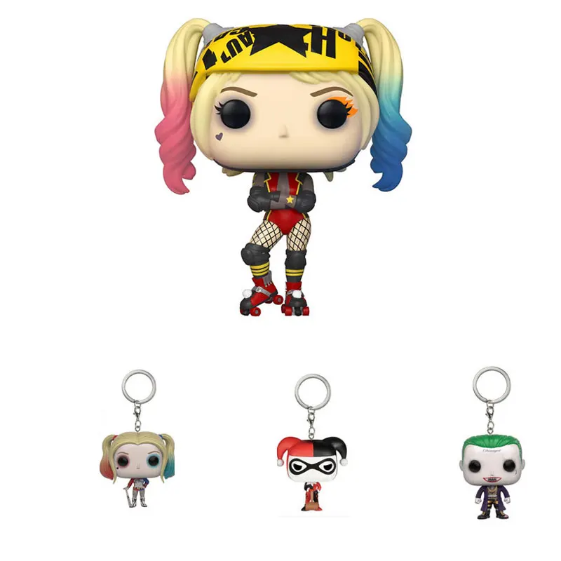 Фигурки героев аниме Funko экшн-фигурки из отряд самоубийц Харли Квинн цепочка для