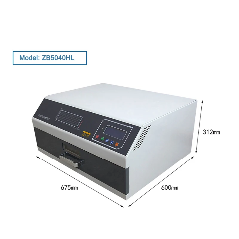 ZB5040HL-500x400MM Высокопроизводительная рефлюксная печь инфракрасная паяльная машина
